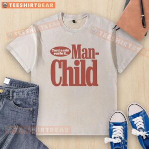 Awesome Sabrina Carpenter Manchild There's A Cuter Word For It T-Shirt - Image 3