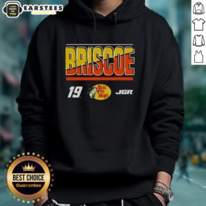 Chase Briscoe 2025 Bass Pro Name and Number 19 Hoodie, featuring a stylish design perfect for racing fans.