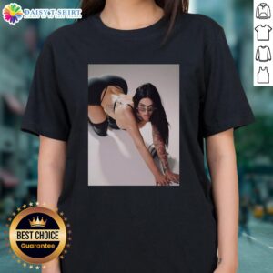 Hot Megan Fox poses in a timeless ladies tee for her new Instagram photo, showcasing her stunning style and beauty.