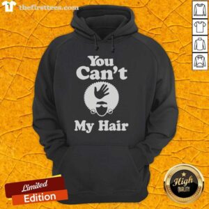 Premium 'You Can't My Hair' hoodie in stylish design, perfect for casual wear and making a bold statement.
