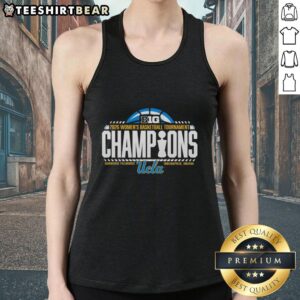 Alt Text: Premium UCLA Bruins women's basketball tournament champions 2026 tank top in blue, showcasing team pride and style.