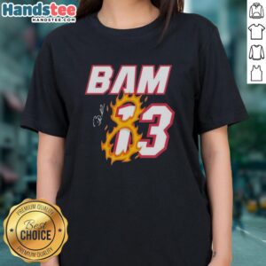 Awesome Bam 83 Miami Basketball T-Shirt - Image 3
