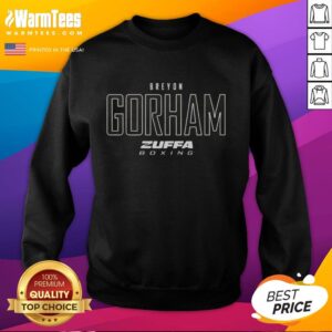 Nice Breyon Gorham Zuffa Boxing Elite Sweatshirt in black, showcasing stylish design and premium quality fabric.