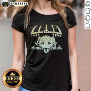 Cute anime ladies from Freiren: Beyond Journey's End on a stylish tee, perfect for fans of the series.