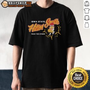 Pretty Iowa State Hilton South T-Shirt featuring vibrant design, perfect for fans and casual wear.