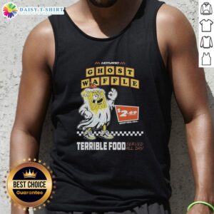 Original Ghost Waffle Terrible Food tank top featuring a playful food-themed design, perfect for casual wear.