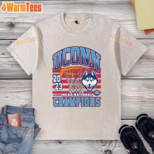 Hot Connecticut Huskies UConn past champs tourney win washed t-shirt showcasing team pride and championship spirit.