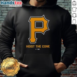 Official Pittsburgh Hoist The Cone Hoodie featuring vibrant colors and stylish design for fans and supporters.
