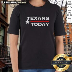 Alt Text: Pretty Texans Today Ladies Tee featuring vibrant colors and stylish design, perfect for showcasing Texas pride.