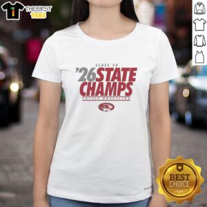 Premium Tuttle Wrestling Class 4A 2026 State Champs Ladies Tee showcasing team pride and championship spirit.