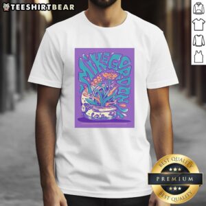 Alt Text: Mike Gordon Neighborhood Theatre March 19 2026 poster on a stylish t-shirt, featuring vibrant graphics and concert details.