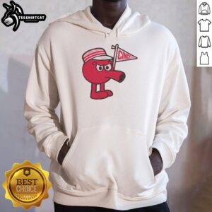 Good Redbert Cincy Hoodie in vibrant red, showcasing stylish design and comfortable fit for casual wear enthusiasts.