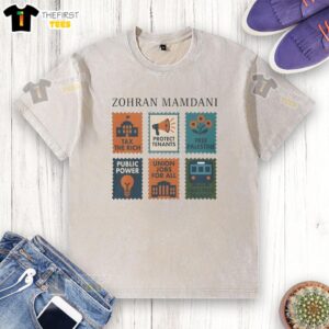 Hot Zohran Mamdani Tax The Rich T-Shirt - Image 6
