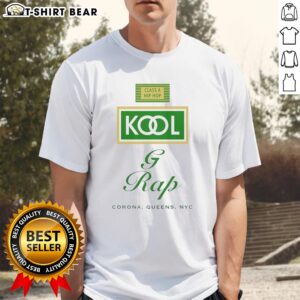 Premium Kool G Rap Corona Queens NYC T-Shirt featuring iconic design and vibrant colors, perfect for hip-hop fans.