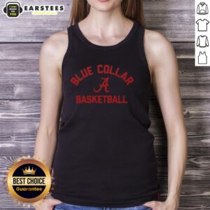 Awesome Alabama Crimson Tide blue collar basketball tank top, perfect for fans and athletes showing team spirit.
