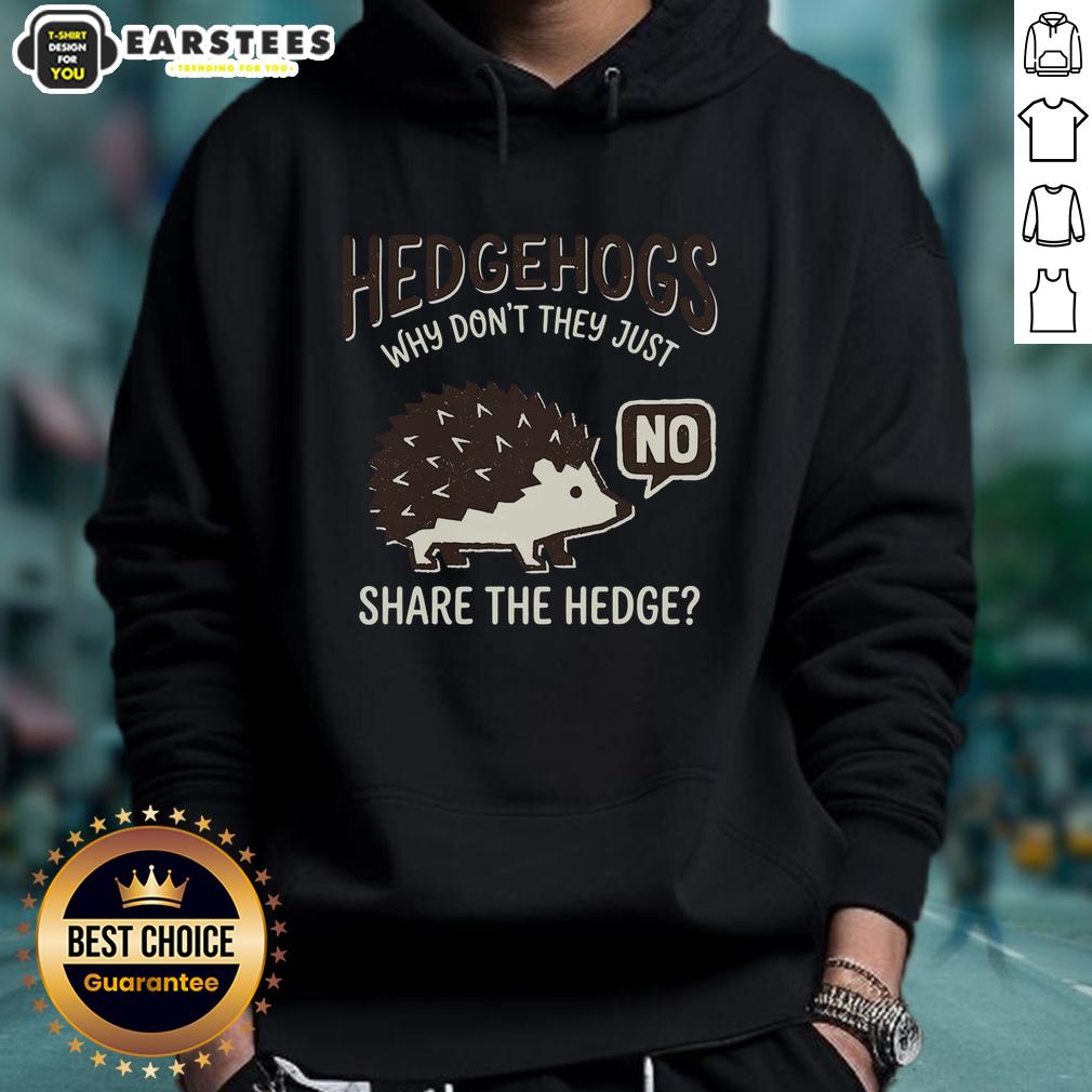 funny-hedgehogs-why-dont-they-just-share-the-hedge-hoodie Funny hedgehogs in hoodies sharing a laugh, showcasing their quirky personalities in the image titled 'Funny Hedgehogs - Why Don't They Just Share The Hedge Hoodie'.