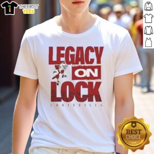 Top Louisville Cardinals NCAA 2026 Legacy On Lock T-Shirt featuring bold team graphics and a stylish design.