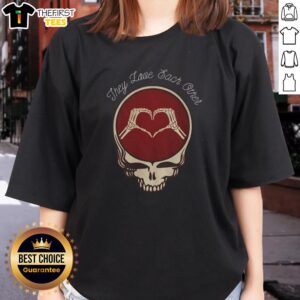 Top They Love Each Other Cute Valentine's Day Dead Head Jerry Garcia And Bob Weir T-Shirt - Image 3