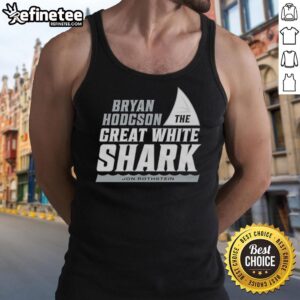 Original Jon Rothstein Bryan Hodgson The Great White Shark Tank Top featuring a bold design and vibrant colors.