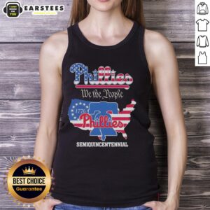 Good Philadelphia Phillies We The People Semiquincentennial tank top featuring patriotic design and team logo.