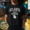 Good Atlanta Georgia Est. 1847 Varsity T-Shirt featuring a classic design and vibrant colors for casual wear.