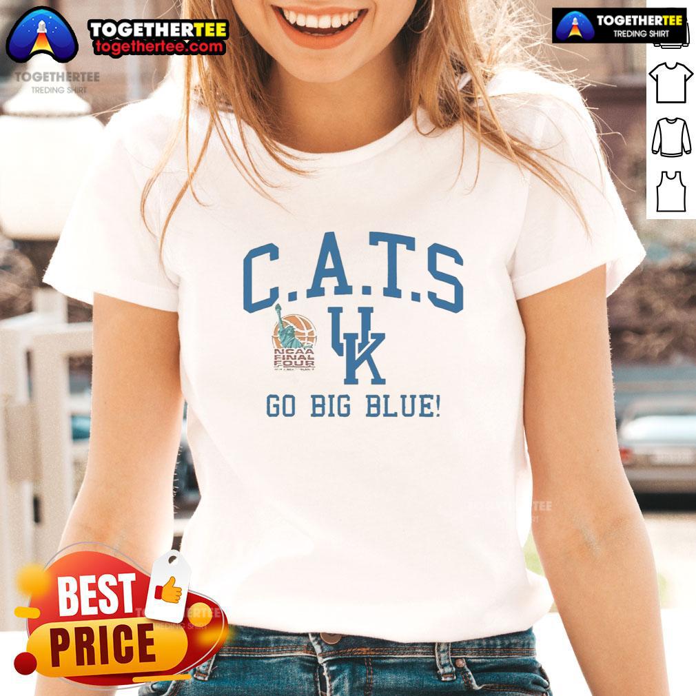 Good Cats Uk Ncaa Final Four 1996 Go Big Blue Ladies Tee Good Cats UK NCAA Final Four 1996 Go Big Blue Ladies Tee featuring bold graphics and a stylish design for fans.