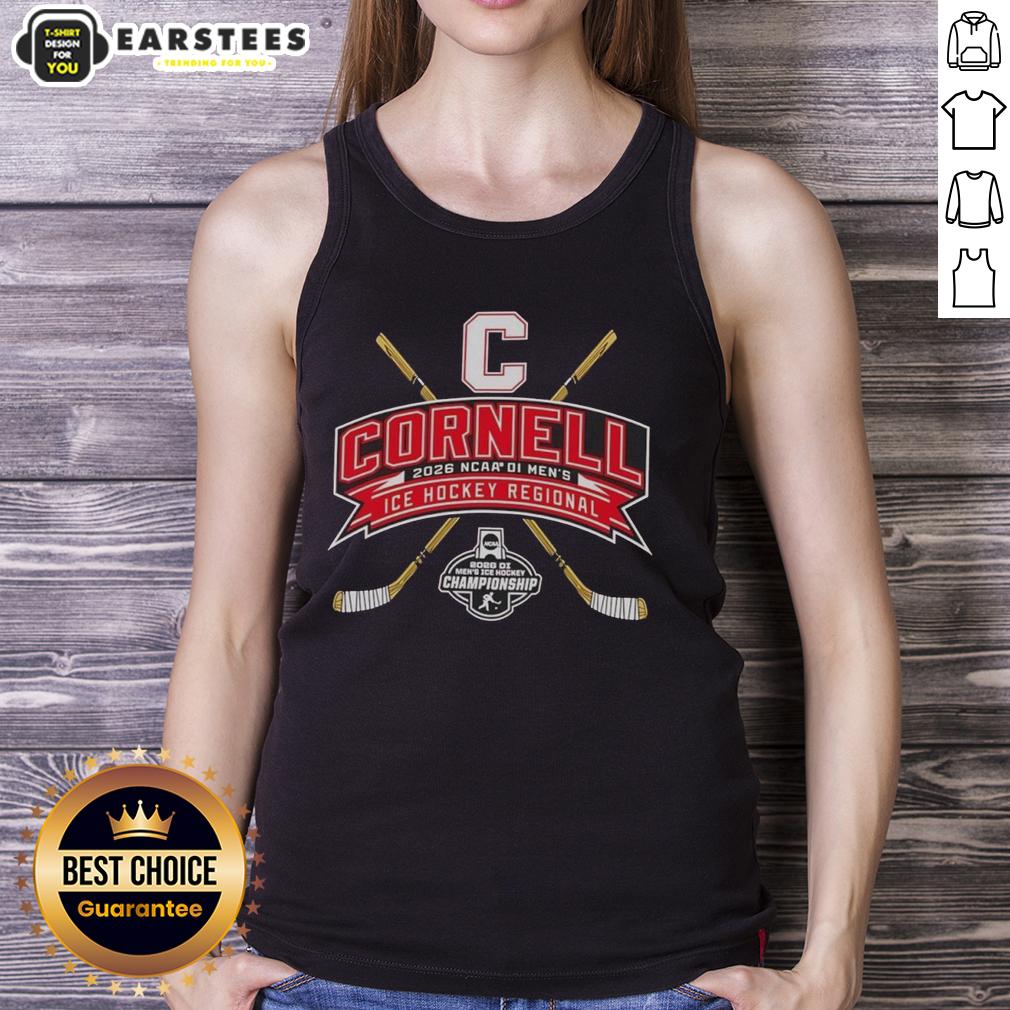 good-cornell-big-red-2026-ncaa-division-i-mens-ice-hockey-regional-tank-top Good Cornell Big Red 2026 NCAA Division I Men's Ice Hockey Regional tank top in red, perfect for fans and athletes.