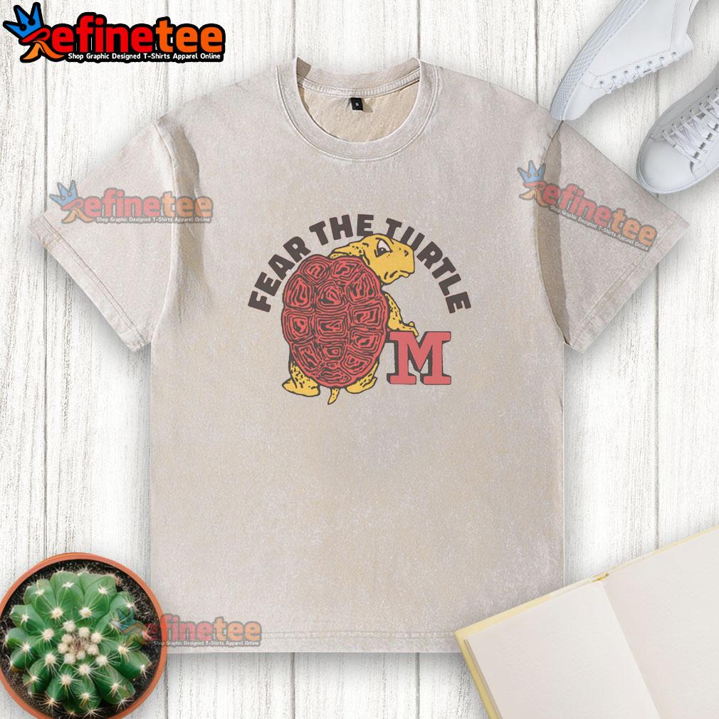 good-fear-the-turtle-maryland-vintage-washed-t-shirt Good Fear The Turtle Maryland Vintage T-Shirt - Image 6