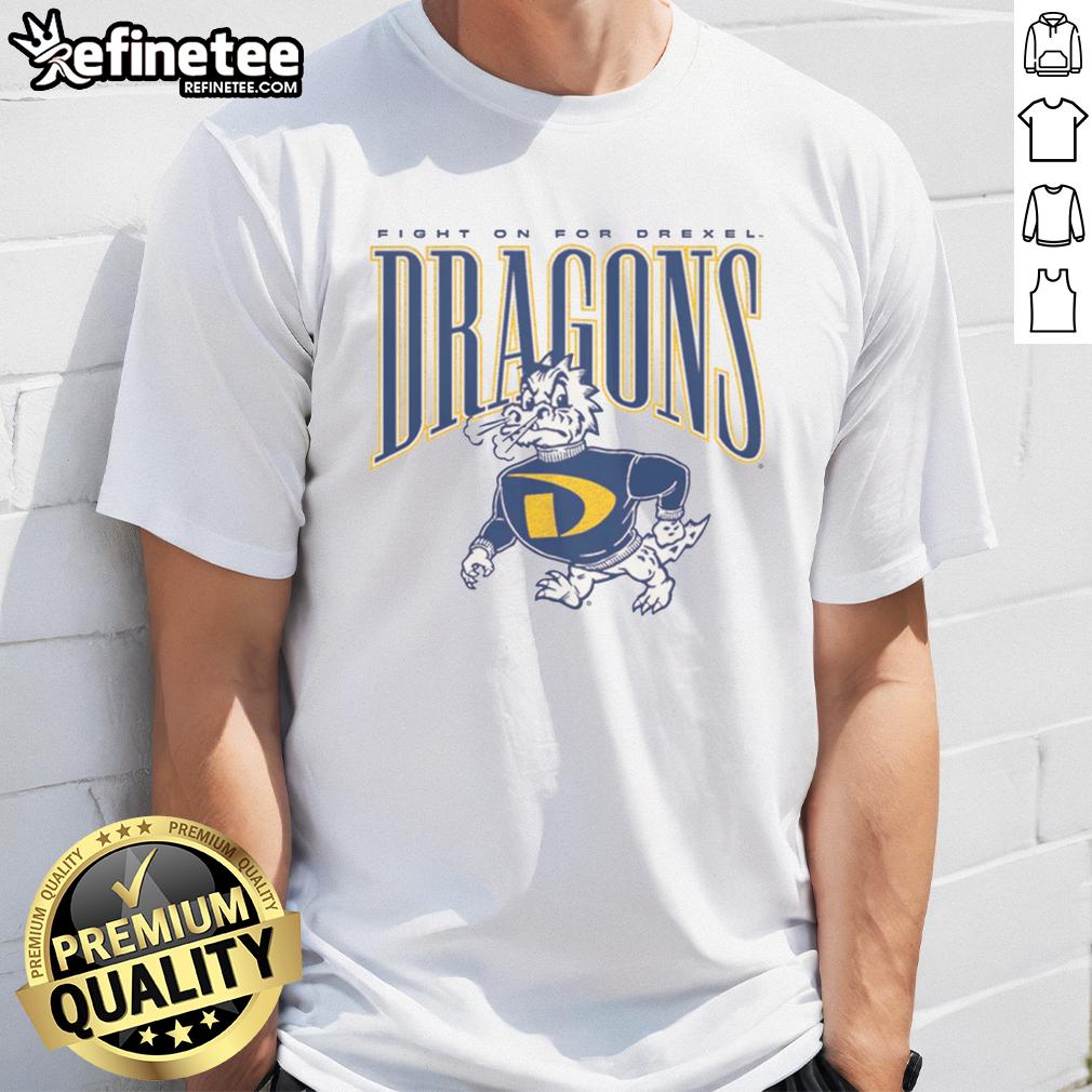 good-fight-on-for-drexel-vintage-t-shirt-1 Vintage Drexel University t-shirt featuring Good Fight On slogan, perfect for alumni and college apparel enthusiasts.
