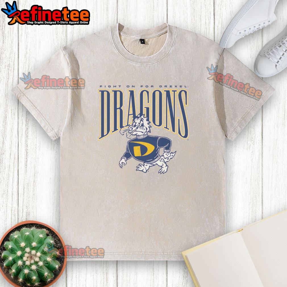 good-fight-on-for-drexel-vintage-washed-t-shirt Good Fight On For Drexel Vintage T-Shirt - Image 6