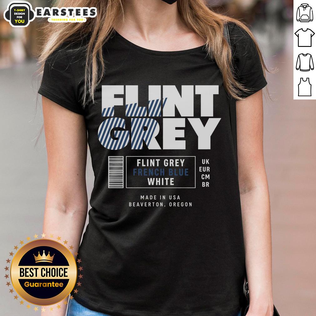 good-flint-grey-french-blue-white-label-ladies-tee Good Flint Grey French Blue White Label Ladies Tee, stylish women's shirt featuring a modern design in soft fabric.