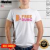 Good Free Dunc Style Dunkin Donut T-Shirt featuring a fun donut graphic and vibrant colors, perfect for donut lovers.