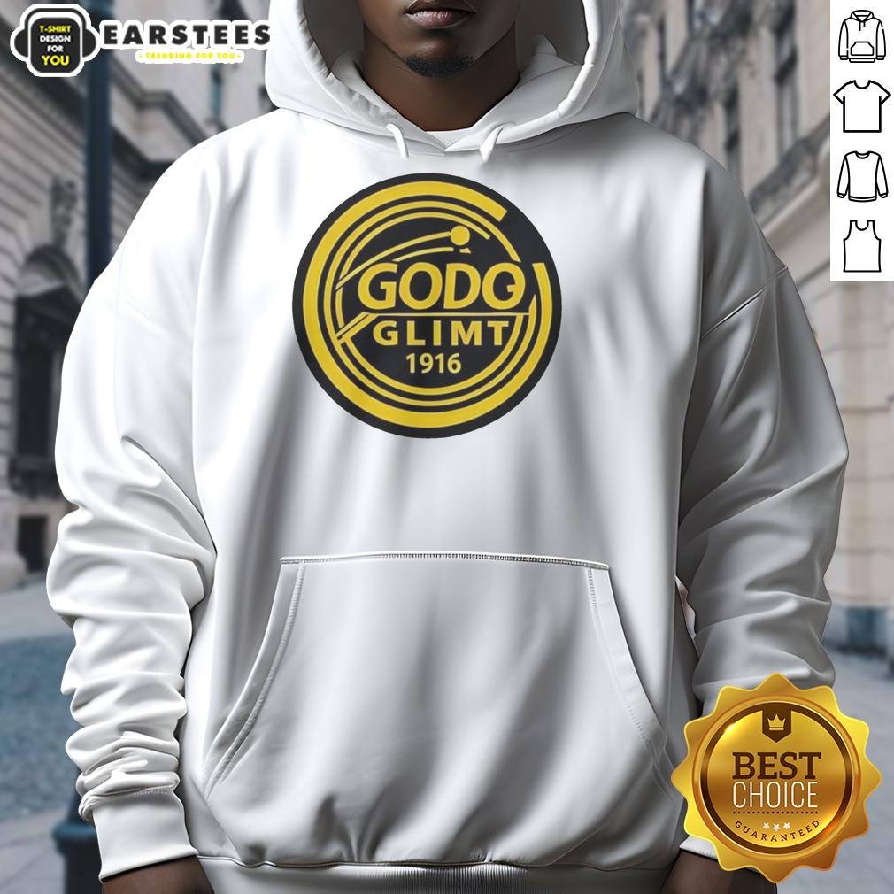 good-godo-glimt-1916-team-hoodie Good God Glimt 1916 Team Hoodie featuring team colors and logo, perfect for fans of the Good God Glimt football club.