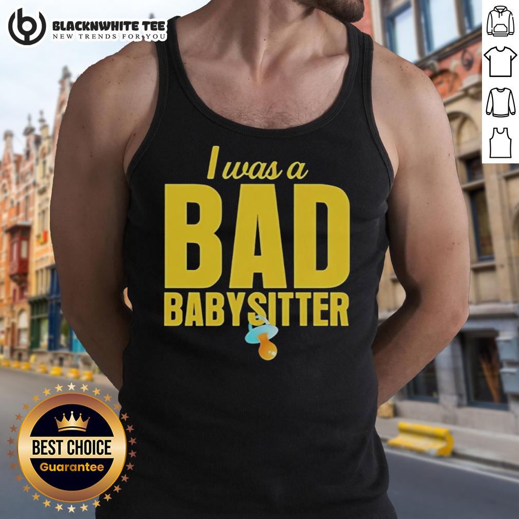 Good I Was A Bad Babysitter Agatha Weiss Tank Top Good I Was A Bad Babysitter Agatha Weiss tank top design featuring playful graphics and bold text for trendy casual wear.