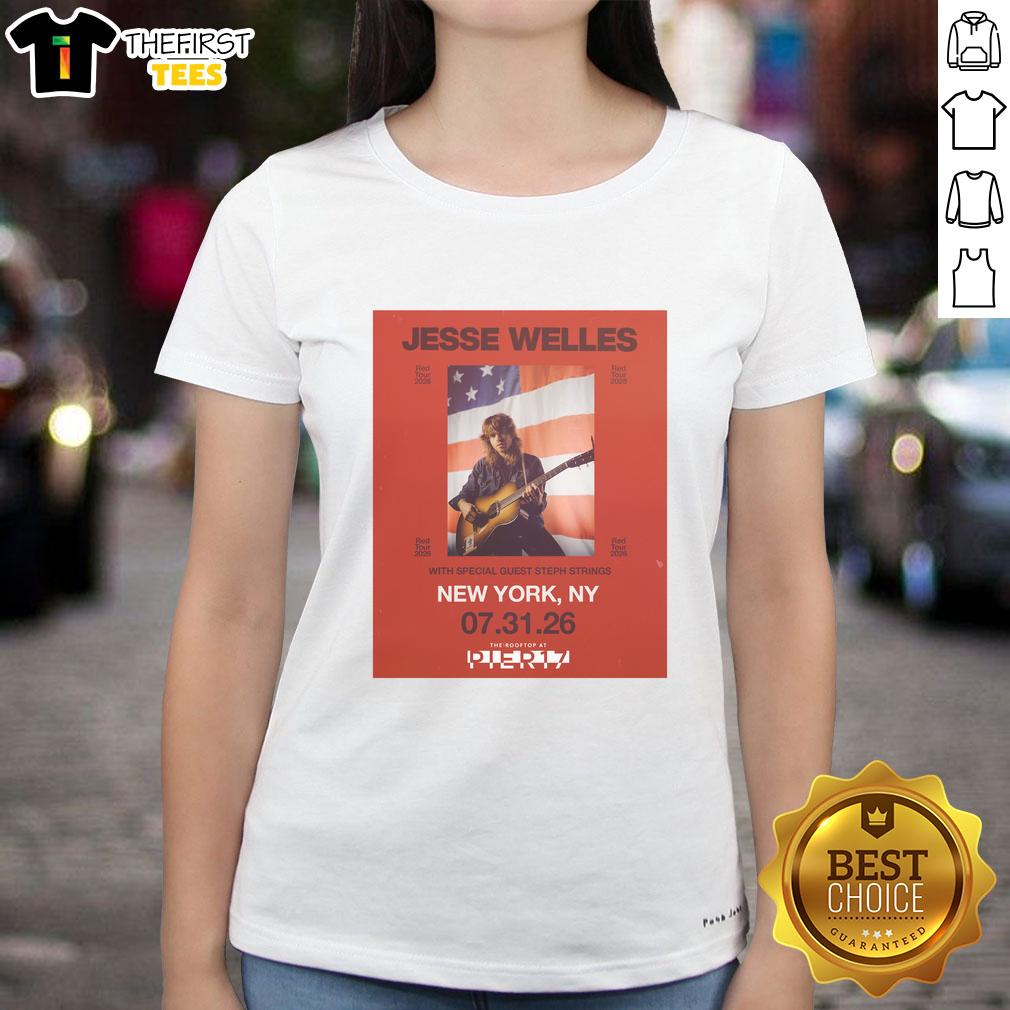 good-jesse-welles-red-tour-2026-north-america-city-dates-poster-ladies-tee Alt Text: Good Jesse Welles Red Tour 2026 North America City Dates poster on a ladies tee showcasing tour details.