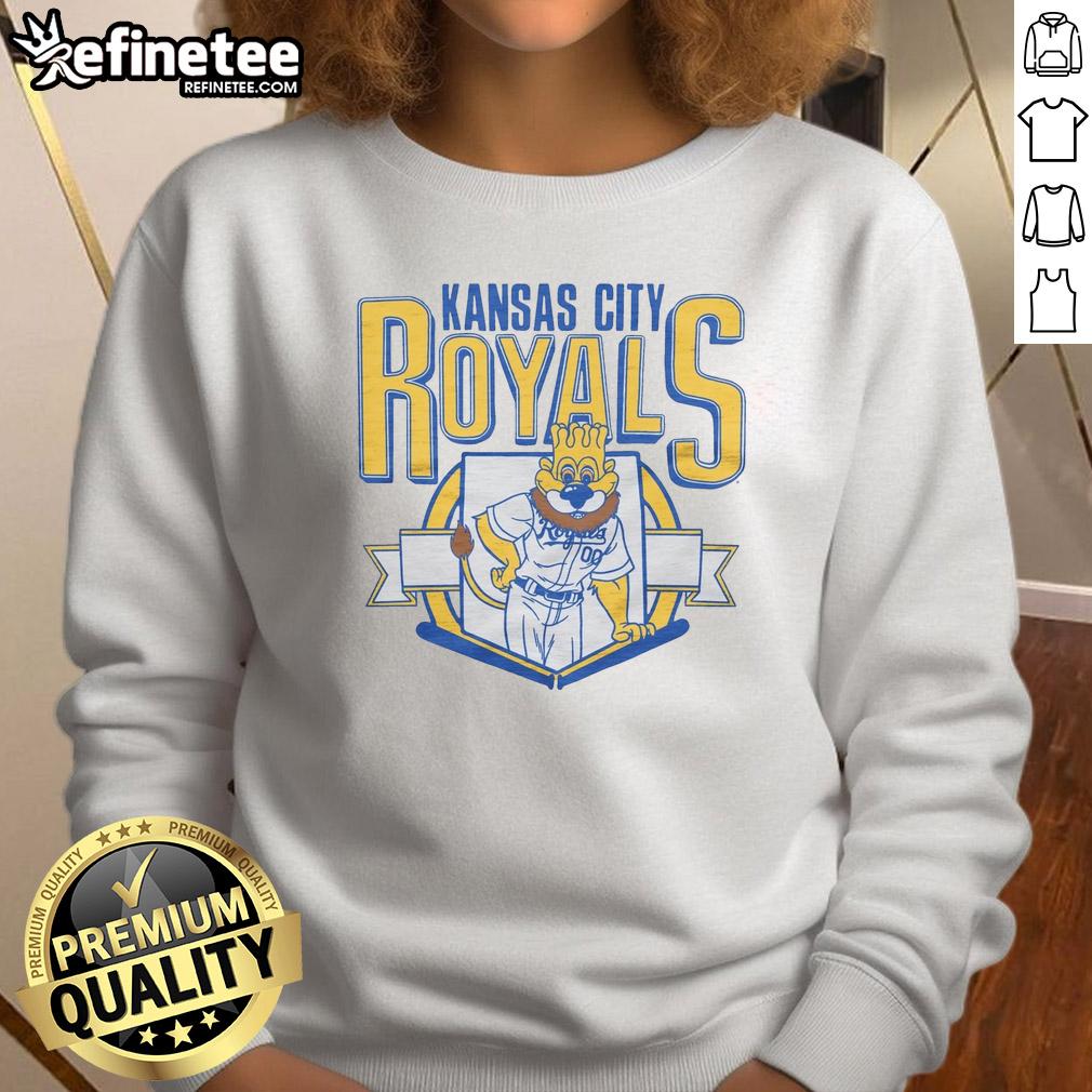 good-kansas-city-royals-sluggerrr-sweatshirt Cozy Kansas City Royals Sluggerrr sweatshirt in royal blue featuring team logo, perfect for fans and game days.