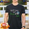 Alt Text: Good Keep Calm And Rick On T-Shirt featuring a bold graphic design with a humorous twist on the classic phrase.