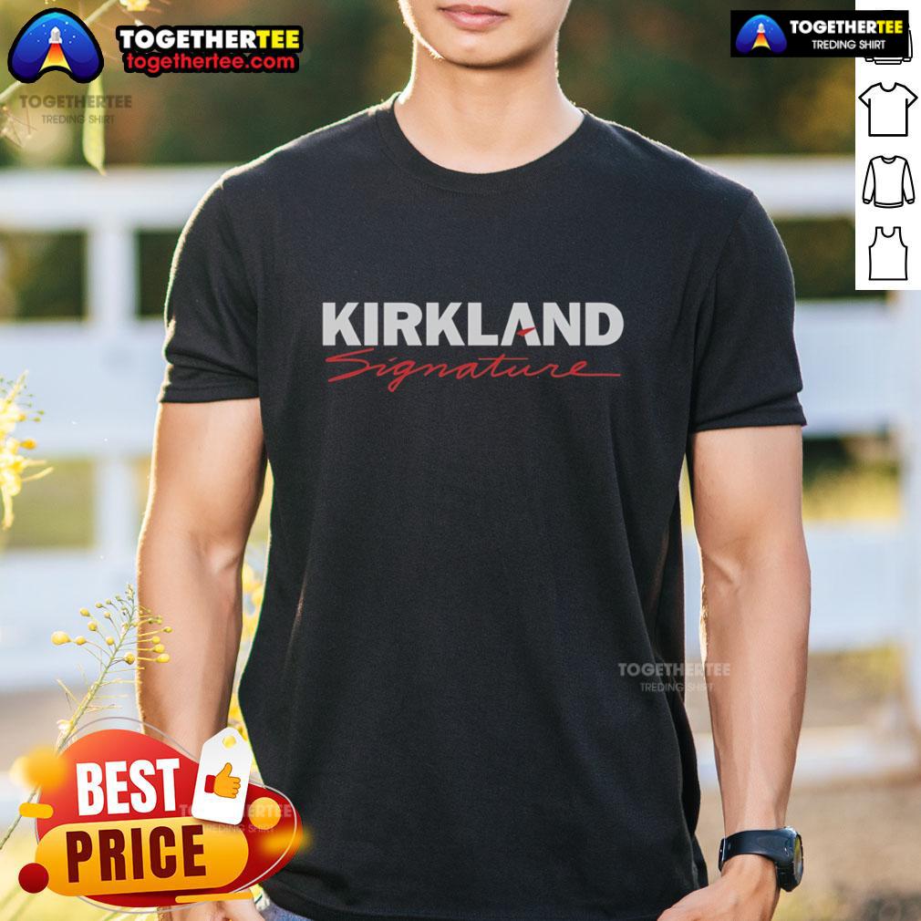 Good Kirkland Signature Costco Wholesale Corporation T Shirt Good Kirkland Signature Costco Wholesale Corporation T-Shirt in vibrant colors displayed on a neutral background.