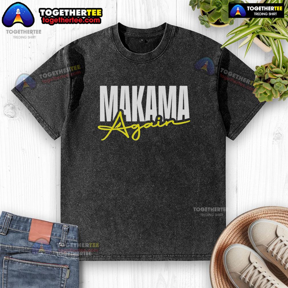 Good Makama Again Washed T Shirt Good Makama Again Washed T-Shirt in soft cotton, showcasing a casual style perfect for everyday wear.