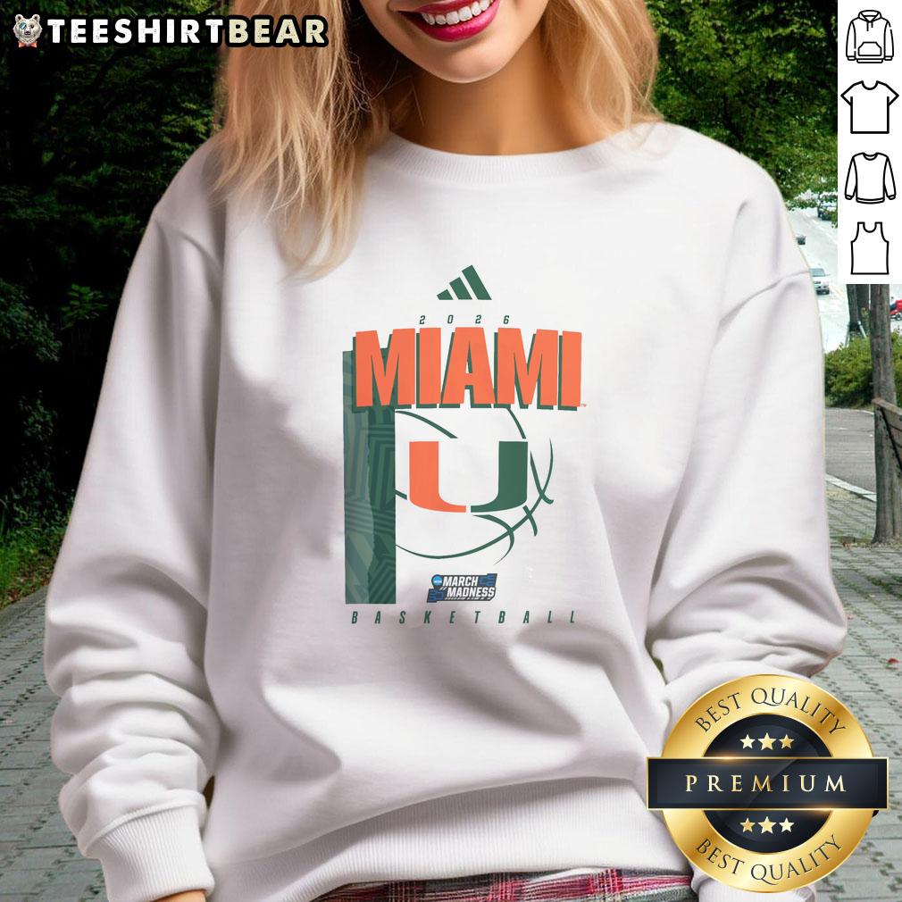 good-miami-hurricanes-march-madness-sweatshirt Alt Text: Good Miami Hurricanes March Madness sweatshirt featuring team colors and logo, perfect for game day attire.