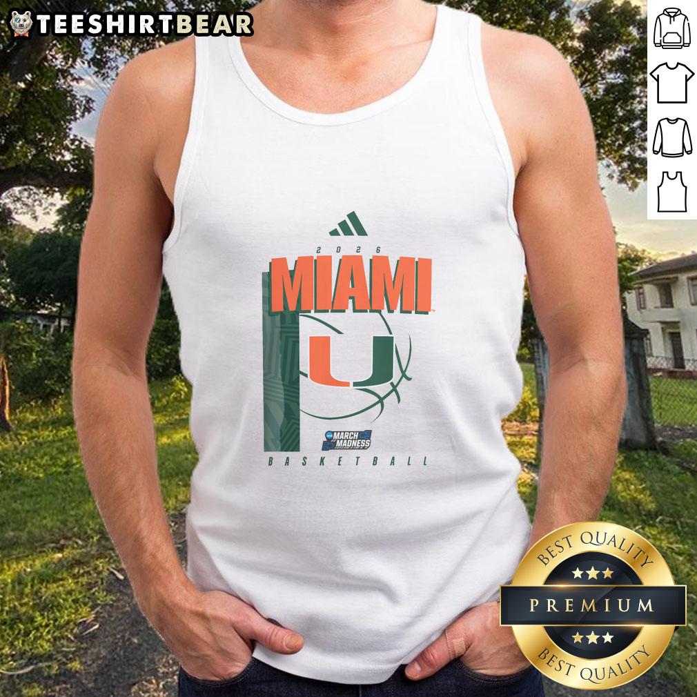 good-miami-hurricanes-march-madness-tank-top Good Miami Hurricanes March Madness tank top featuring vibrant team colors and logo, perfect for game day.