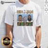 Good NBA Jam Cavs Mitchell and Harden T-shirt featuring vibrant graphics of basketball stars in action.