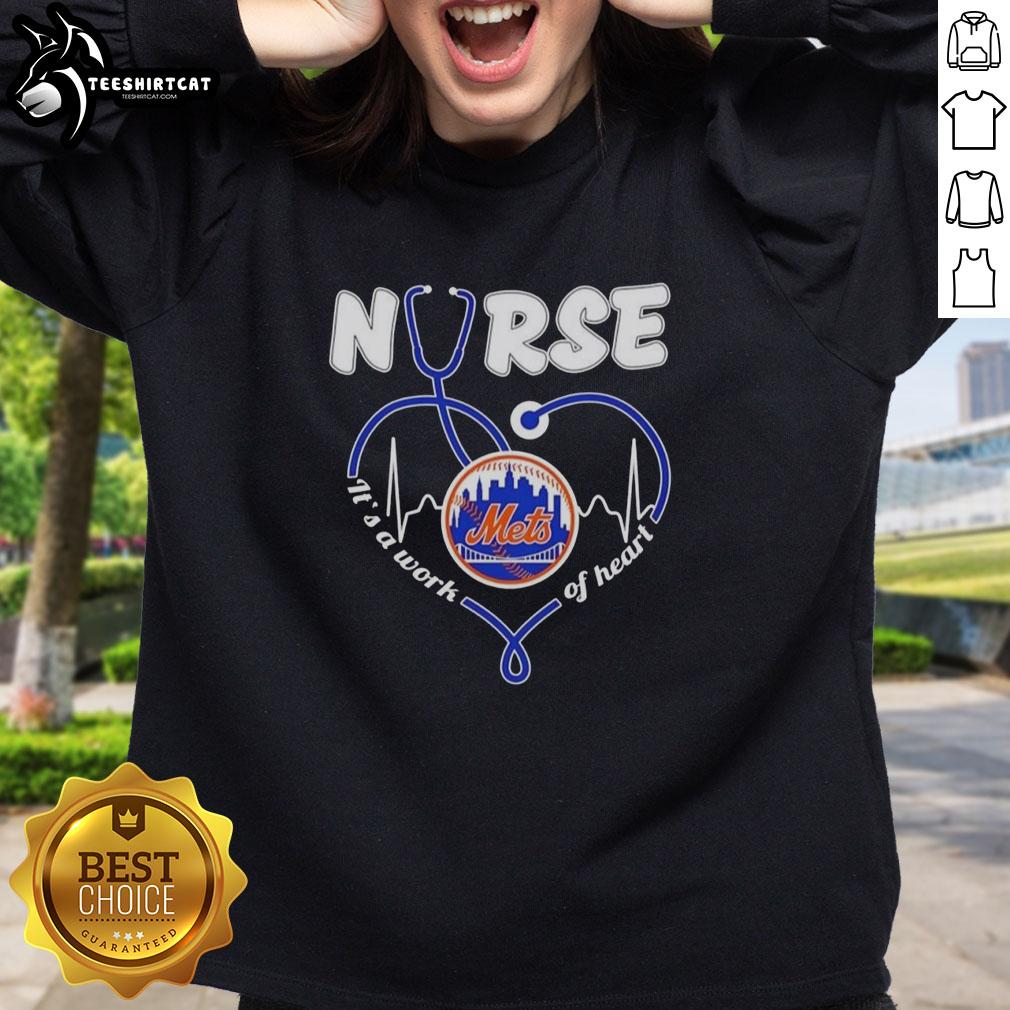 good-new-york-mets-mlb-nurse-its-a-work-of-heart-stethoscope-sweatshirt New York Mets MLB sweatshirt for nurses featuring a stethoscope design, perfect for expressing passion for healthcare and baseball.