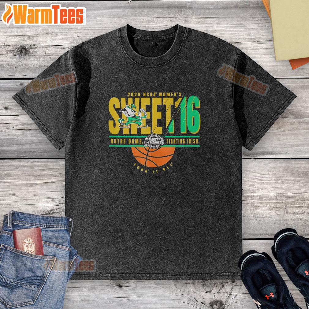 good-notre-dame-fighting-irish-ncaa-womens-sweet-16-march-madness-2026-washed-t-shirt Alt Text: Good Notre Dame Fighting Irish NCAA Women's Sweet 16 March Madness 2026 washed t-shirt displayed on a neutral background.