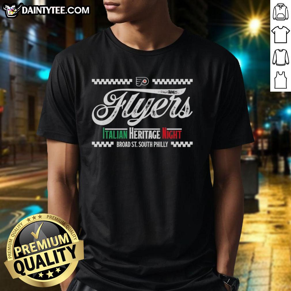 good-philadelphia-flyers-italian-heritage-night-t-shirt Good Philadelphia Flyers Italian Heritage Night T-Shirt featuring vibrant graphics and team colors celebrating Italian culture.