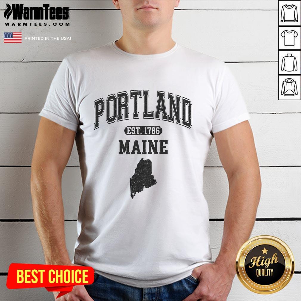 good-portland-maine-est-1786-varsity-t-shirt Good Portland Maine Est 1786 varsity t-shirt featuring a stylish design celebrating Portland's rich history.