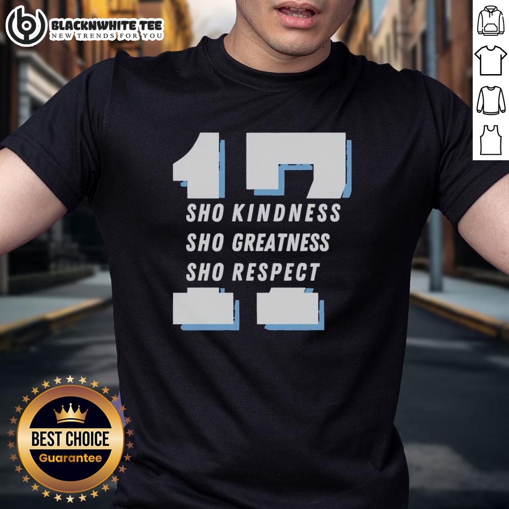 Good Shohei Ohtani 17 Sho Kindness Sho Greatness Sho Respect Los Angeles Dodgers T-Shirt Good Shohei Ohtani T-Shirt celebrating kindness, greatness, and respect for the Los Angeles Dodgers in vibrant design.