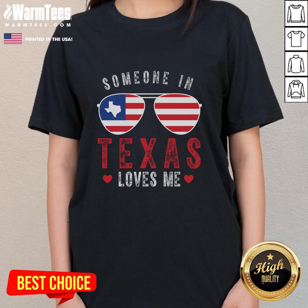 good-someone-in-texas-loves-me-on-champion-ladies-tee Good Someone in Texas Loves Me Champion Ladies Tee showcasing a stylish design perfect for Texas pride and casual wear.