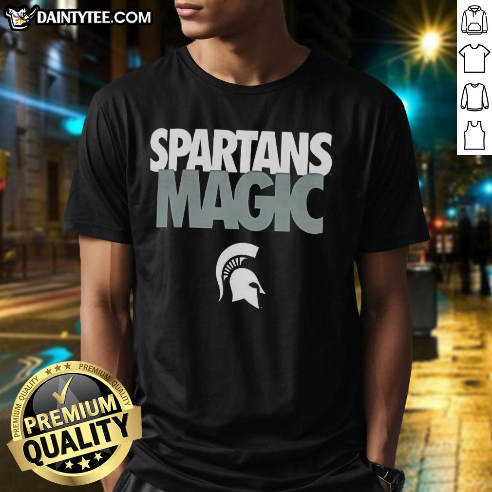 good-spartans-magic-michigan-state-spartans-t-shirt Good Spartans Magic Michigan State Spartans T-Shirt featuring bold graphics and team colors for loyal fans.