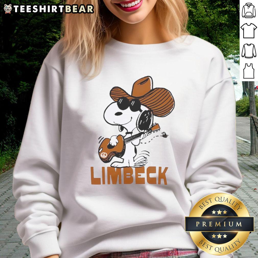 good-texas-limbeck-with-snoopy-vintage-sweatshirt Alt Text: Vintage Good Texas Limbeck sweatshirt featuring Snoopy graphic, perfect for casual style and retro fashion lovers.